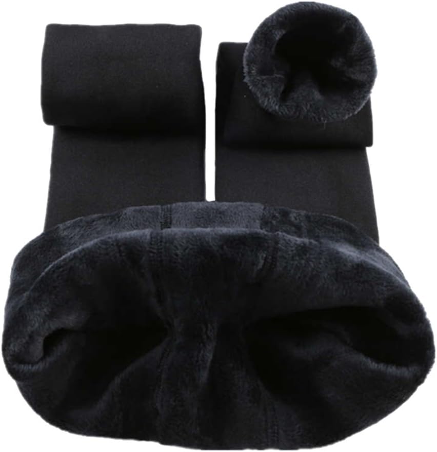 Romastory Winter Warm Women Velvet Elastic Leggings Pants Fleece Lined Thick Tights