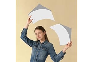 Lightweight 3D Small Doorway Arch Kit, 6 in - 16 in Foam Door Frame Kits for Hallways & Openings, Customizable Smooth Rounded