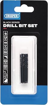 Draper 10pcs Black HSS Drill Bit 2.0mm x 49mm 08818 for Metal Wood Plastic view 2