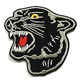 Tiger Patch - Applique Embroidered patches - Iron on Patches - Backpack Patches - Size 10.5 x 10 Cm.
