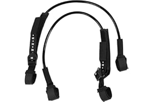 flexman 2Pcs Surfing Leash String, Adjustable TPU Secure Windsurfing Harness Lines, Windsurfing Equipment Leash Surfboard Surfing Accessory