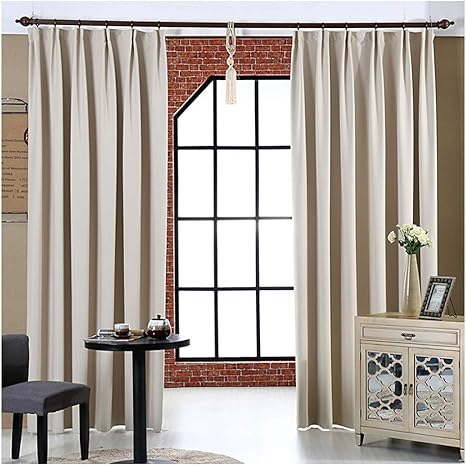 Amazon Wufeng カーテン ソリッドカラー シェーディング バルコニー 寝室 絶縁 絶縁 床から天井まで届く窓 3色 複数のサイズ カスタマイズ可能 色 B サイズ さいず 0x270cm 1piece カーテン オンライン通販