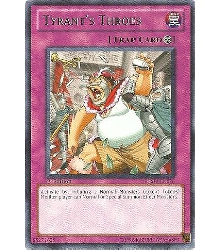 Yu-Gi-Oh! Tyrant's Throes (PHSW-EN076) - Rare Karte Aus Photon Shockwave, Unlimited Edition