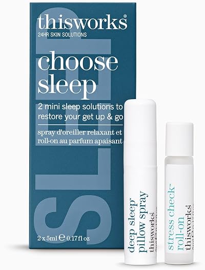 This Works Choose Sleep Gift Set Travel Size Deep Sleep Pillow Spray Stress