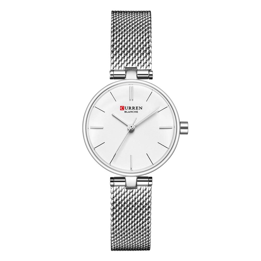 Women Watches,CURREN Watches Quartz Analog Calendar,Wrist Watch for Women, Fashion Waterproof Stainl