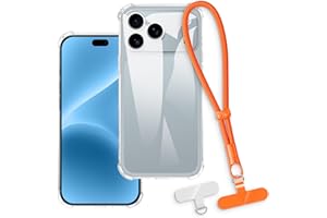 OAGELIM 2-in-1 Protective Case and Wrist Strap Compatible with iPhone 17 Pro Max 6.9 Phone Cover with Detachable Lanyard, Ant