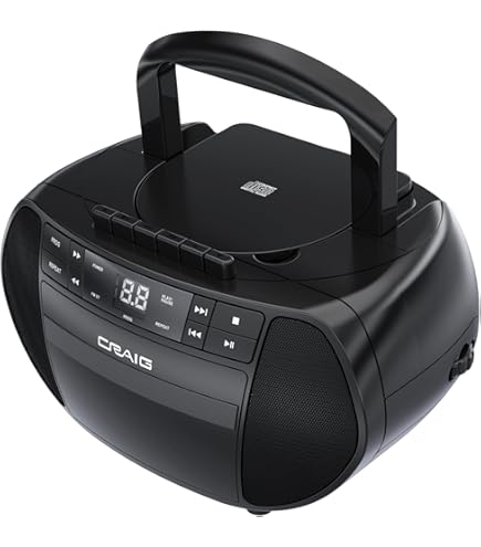 Amazon.com: Naxa Electronics NPB-268 Portable CD/Cassette Boombox