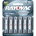 Rayovac battery AA 815-6hef high Energy 6-pack (012800518043)