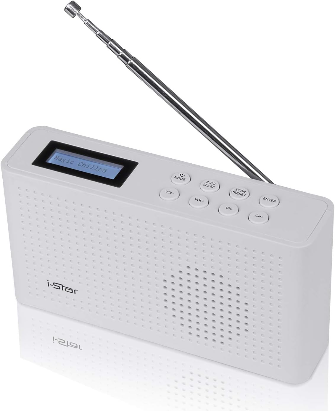 DAB & DAB+ Digital and FM Radio by iStar, Portable and Rechargeable