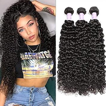Amazon Com Dsoar Virgin Peruvian Kinkys Curly Hair Bundles 3pcs
