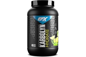 EFX Sports Karbolyn Hydrate | Carbohydrate Powder + Electrolytes | Sugar Free Sports Drink Mix | Fuel & Hydration | Stimulant Free | 66 Servings (Lemon Lime)