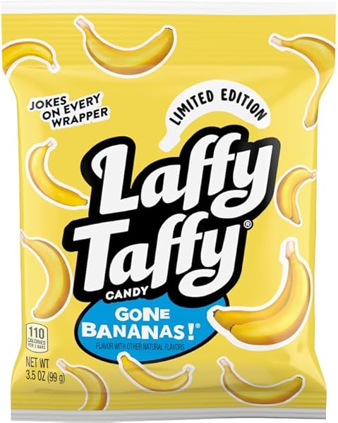 LAFFY TAFFY MINI BAR BAG, BANANA, CHEWY TAFFY...