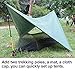 TOPIST Camping Hammock, Hammock Tent Pop Up Mosquito Net Ultralight Durable Parachute Fabric Hammock for Outdoor,Beach, Hiking, Traveling, Backyard, Backpacking (Blue)