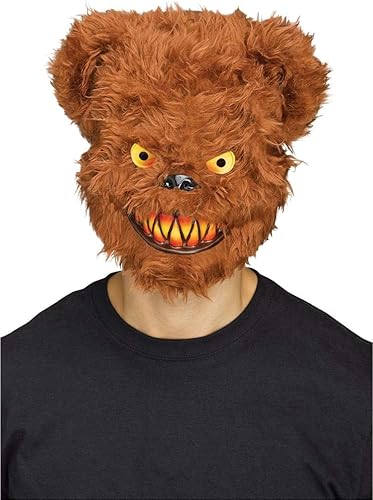 Amazon Fun World キラーベア ブラウン 殺人熊 ホラー マスク かぶりもの メンズ 衣装 仮装 ハロウィン コスプレ 衣装 コスチューム コスプレ 仮装 通販