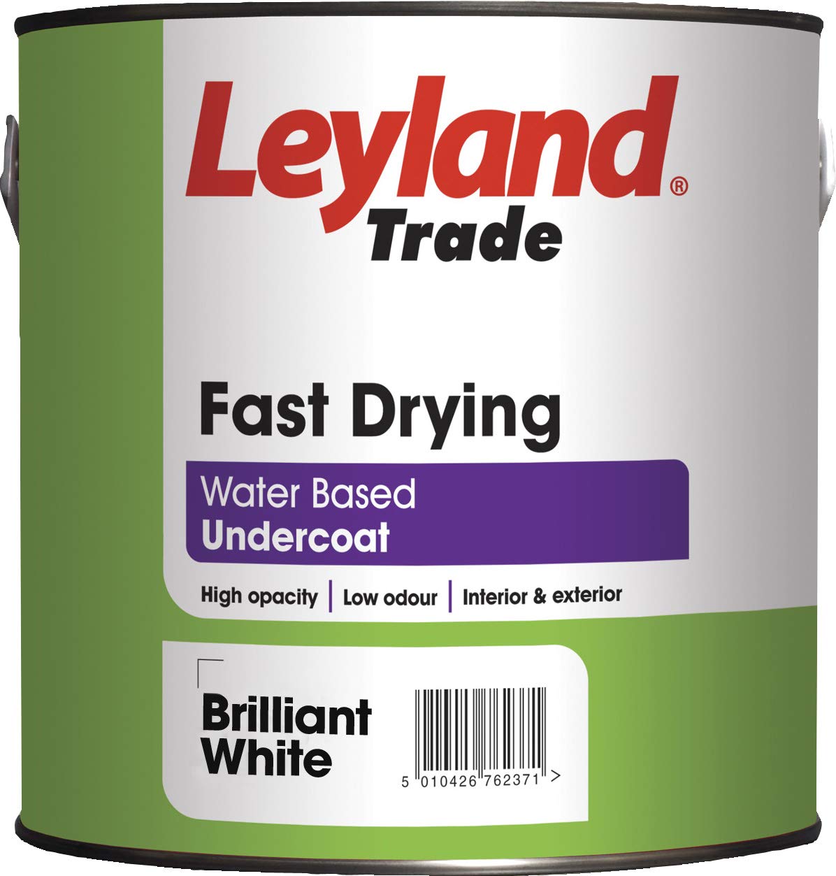 Leyland Trade 306720 Fast Drying Undercoat, Brilliant White, 2.5 Litre