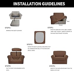 Easy-Going 2 Pieces Microfiber Stretch Chair