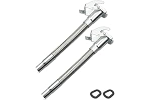 YUANTUO Jerry Can Spout, Long-Nose Flexible Nozzle, Fits Wavian or VALPRO NATO Jerry Fuel Can, Silver, Gasoline, Stainless St