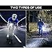 PowerKing Mini Bike Light USB Rechargeable and Bike Tail Light Set for Kids