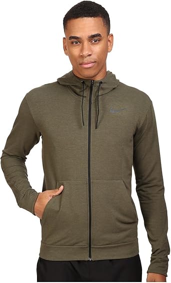 nike khaki zip hoodie