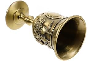 Ipetboom Vintage Copper Zinc Alloy Wine Goblet Embossed Multi-Function Liquor Cup Retro Decorative Drinkware