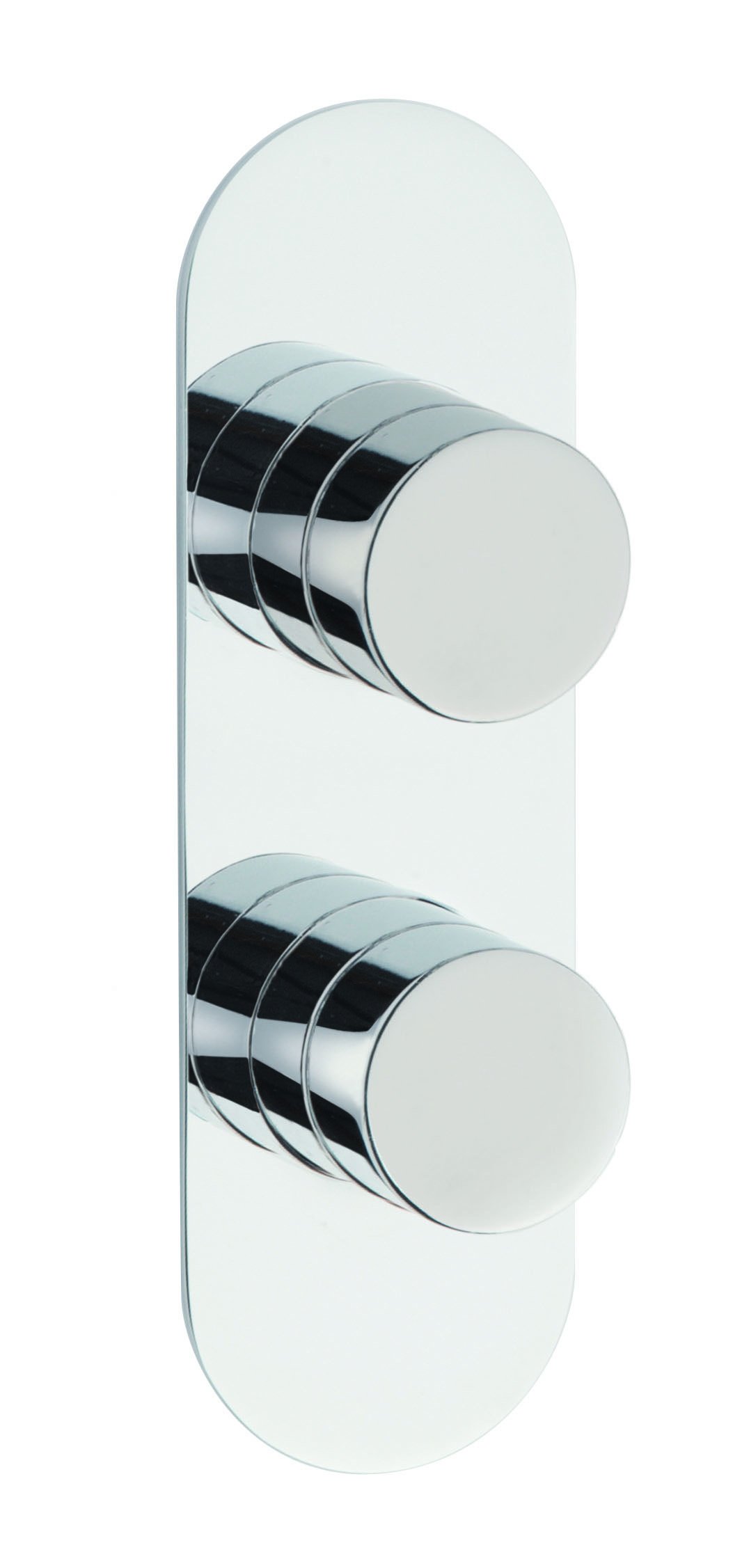 Ultra RND3210 Indus Thermostatic Twin Valve - Chrome