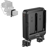 SMALLRIG Dual NP-F Battery Plate Kit for 15mm Rods, Power Supply for D-Tap | with DC, USB-C Ports, Adapter Mount Plate for NP-F550 / 570/750 / 770/950 / 970 Batteries, Supports UPS - 5537