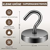 Neosmuk Magnetic Hook 47 kg Neodymium Magnetic Hook Very Strong view 6
