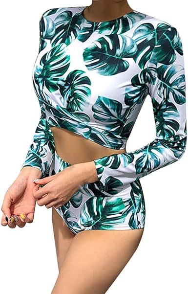long sleeve bathing suit with shorts