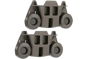 YMDPARTS W10195416(Upgraded 2 Pack) Lower Dishwasher Wheel Part Assembly Replacement for Maytag/Kitchen Aid/kitchenaid/Whirlpool/Kenmore Dish Rack Replaces AP5983730, W10195416V, PS11722152