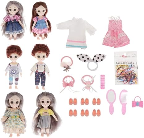 Amazon N A ガールドール 女子人形 メイク道具 洋服セット 13関節 Bjd人形 Ob11人形 女の子 贈り物 6個入り スタイル4 フィギュア ドール 通販 Amazon N A ガールドール 女子人形 メイク道具 洋服セット 13関節 Bjd人形 Ob11人形 女の子 贈り物 6個入り スタイル4 フィギュア ドール 通販
