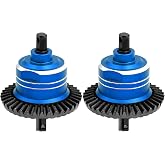 2PCS Steel Differential Set for Traxxas Slash Rustler Stampede Hoss 4x4 | Front Rear 45# Steel Diffs For Traxxas Slash, Rustler, Stampede, Hoss 4x4 Vxl And F-150; Replaces 5381, 6882 And 5379.