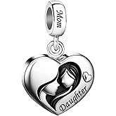 JMQJewelry Mother Daughter Mom Women Bead Charms Compatible with Pandora Bracelets Christmas Halloween