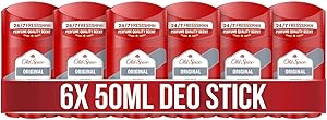 Old Spice Original Deostick für Männer, 6x50 ml, 24/7 Frischhh bei täglicher Anwendung, Duft in Parfumqualität, Schutz vor Gerüchen, 0 Prozent Aluminiumsalze