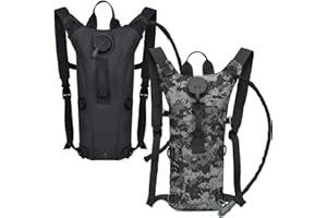 ATBP Tactical Hydration Pack 3L Water Bladder Backpack Lightweight Water Storage Reservoir Bag Daypack for Running Hiking Cycling Biking