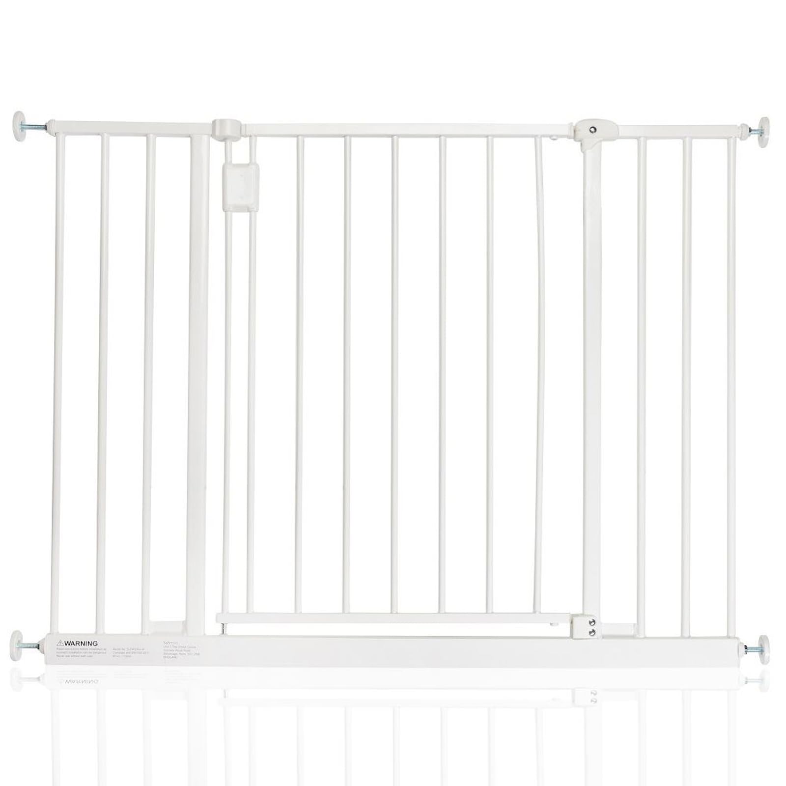 Safetots Extra Wide Hallway Gate, 97cm - 103cm, White, Pressure Fit Baby Gate, Safety Barrier for Hallways and Wide Spaces, Easy Installation