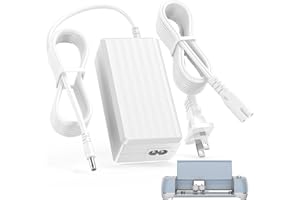DONYOIE 18V Power Cord for Cricut Cutting Machine Explore Air 2 Expression Expression 2 Maker Explore Explore Air Explore One Create Cake Mini Original Cricut for Maker KSAH1800250T1M2 Power Supply Charger