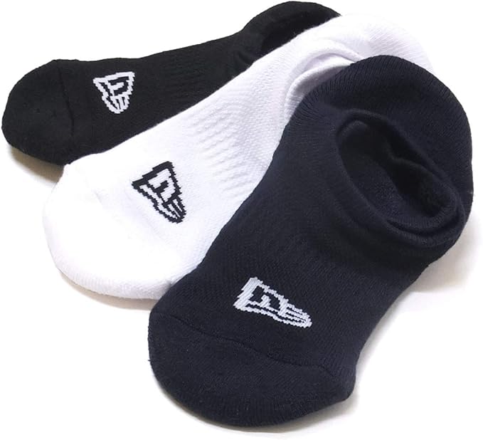Amazon ニューエラ カバーソックス メンズ 靴下 New Era 3足組 ソックス ベリーショート ホワイト ブラック ネイビー 27cm 29cm スポーツソックス 通販