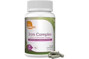 Zahler - Iron Supplement with Vitamin C - Capsule Iron Pills for Women and Men - High Absorption, Easy on Stomach, Kosher Ferrous Iron Supplements with Vitamins C, B12, Folate & More - 100 Count