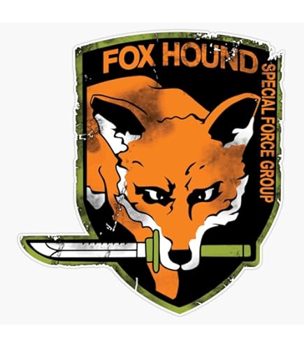 Amazon.com: FOX Hound Logo - Metal Gear Solid - Vinyl Decal