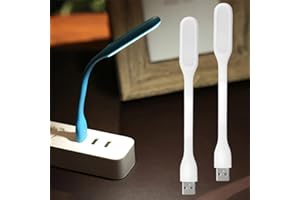 2Pack Mini USB Light for Keyboard - LED Laptop Computer Light, Flexible USB Night Light for Notebook PC, Adjustable Gooseneck