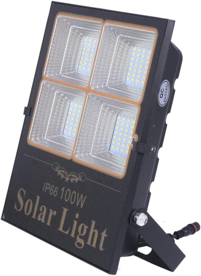 Proyector Led Solar Orientable Con Panel Solar Separado, 100W ...