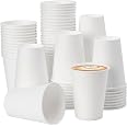 12 Oz 300 Pack Disposable Paper Coffee Cups, Bulk