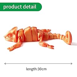 3D Printed Articulated Chameleon Fidget Toy