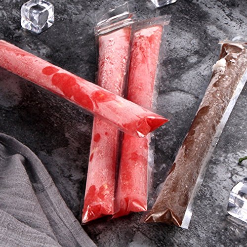 20PCS Yogurt Ice Stick Bags DIY Ice Bar Pouches For Summer Hiking Picnic Ice Cream Maker Kitchen Accessories(transparent) - Thumbnail 4