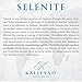 KALIFANO Orange Selenite Worry Stone with Healing & Calming Effects - High Energy Reiki Palm Stone Used for Cleansing and Protection (Information Card Included)