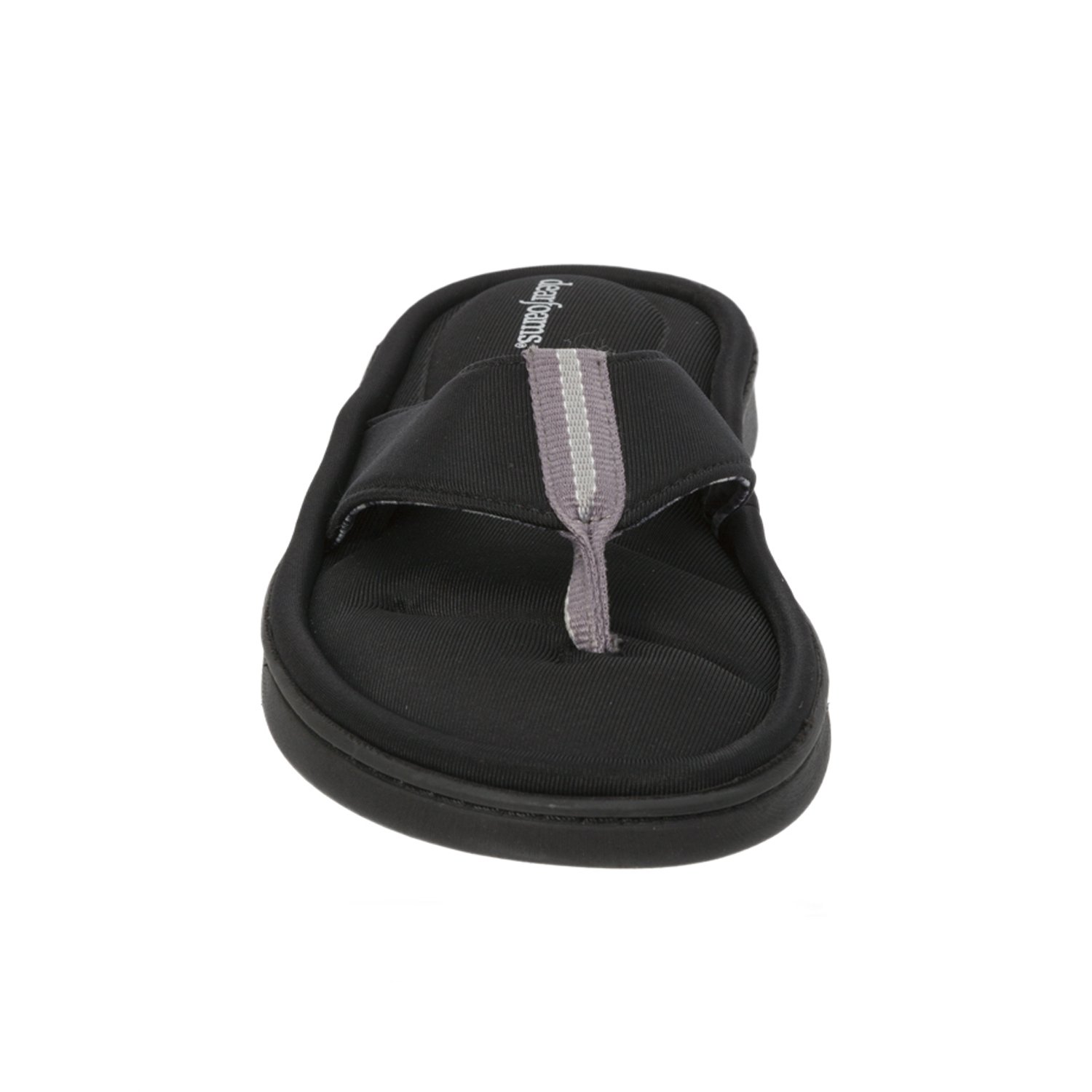 dearfoams active flip flop with memory foam