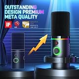 MAONO PD200X Dynamic USB/XLR Microphone with RGB Lighting, 2-in-1 Knob view 8