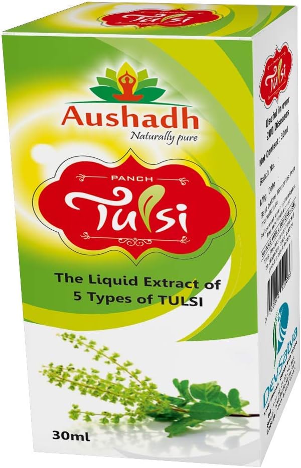 Panch Tulsi Drops, Natural, 30 ml (Pack of 1)