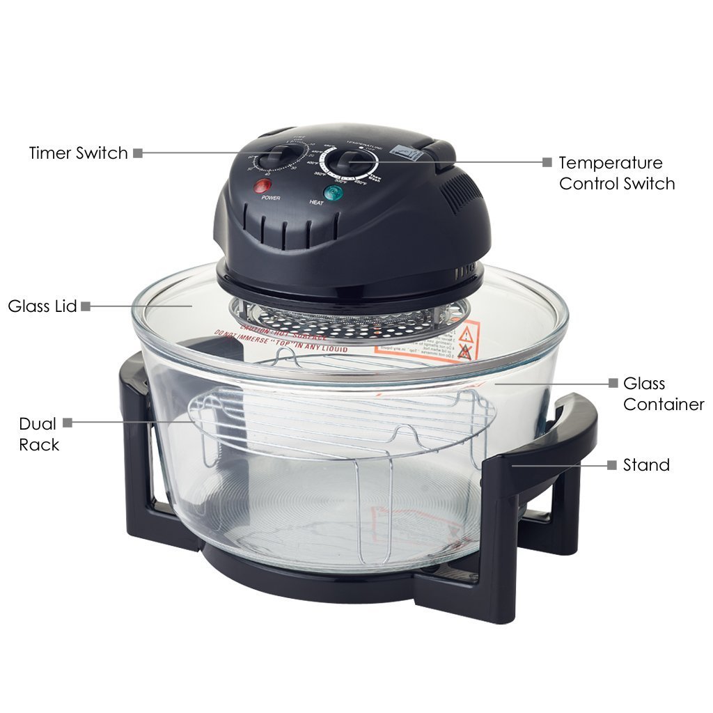 Amazon.com: Halógena mesa encimera cocción por convección ...