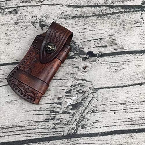 quality | Tool Bags | Folding Knife Holder Outdoor Tool Belt Loop Hunt EDC Multi Holster Carry Sheath Leather Scabbard Pouch Bag Pocket | by EGALIVE | 1 PCs